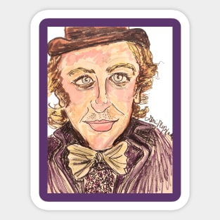 Gene Wilder Willy Wonka Sticker